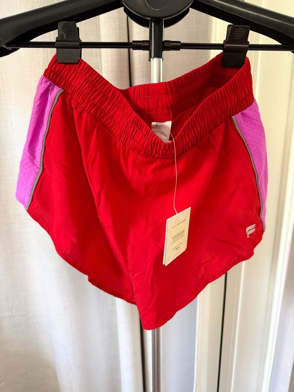 NWT Fabletics Eco Full Speed Run Short Red Women Size Small